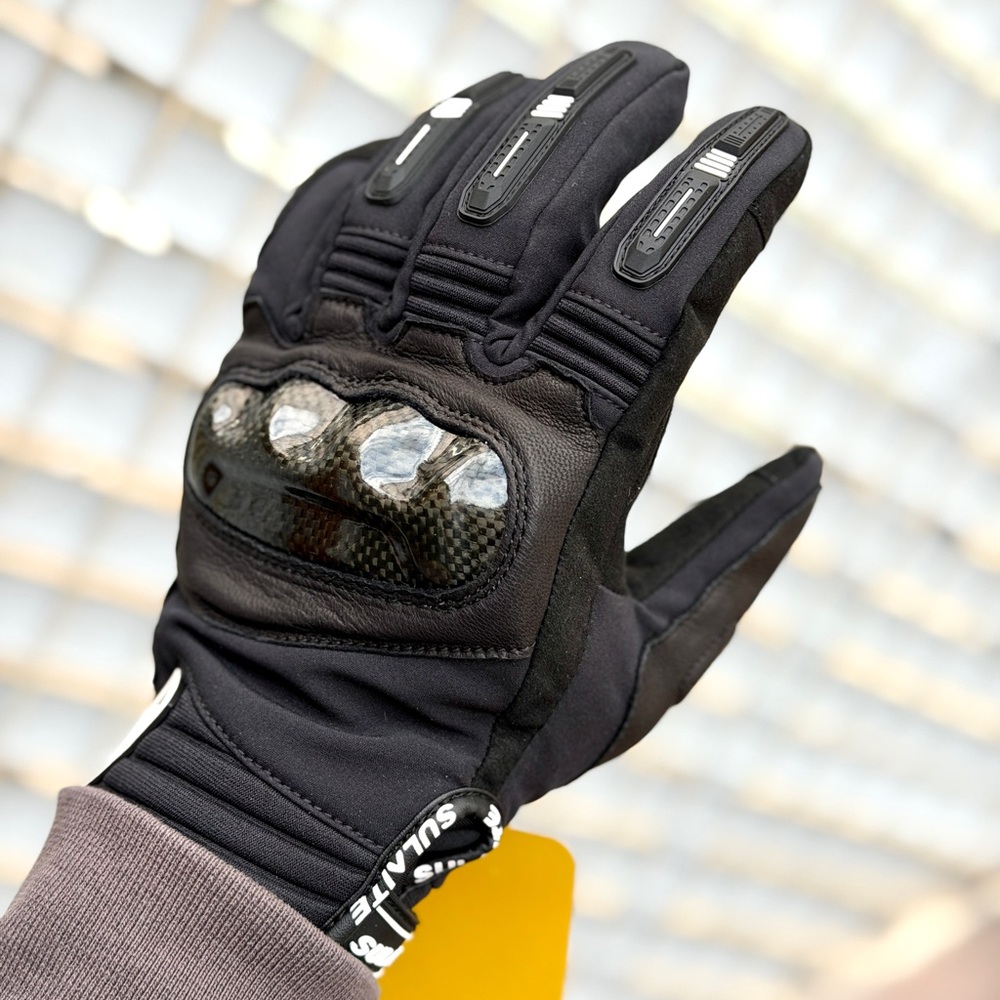 Motorcycle Support Street Bike Gloves With Carbon Fiber Knuckle